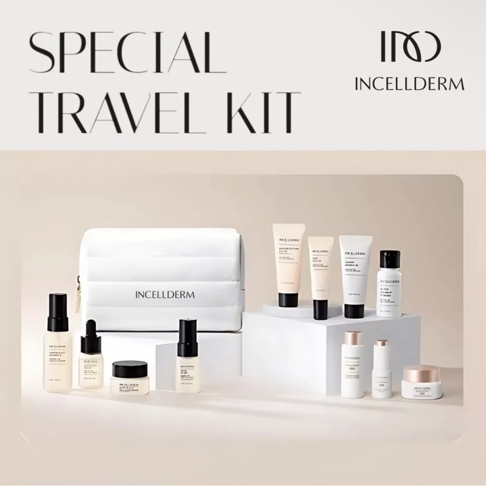NEW Incellderm Riman Korean Skincare K-Beauty 11 pcs Special Travel Kit - AUTH…